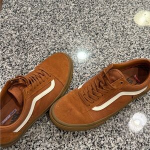 Vans Men's Brown Suede Sneakers